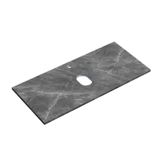 Столешница для ванной комнаты SANCOS 1200х460, цвет black sky, арт. TT120A1X