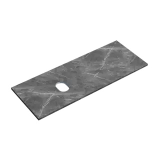 Столешница для ванной комнаты SANCOS 1200х460, цвет black sky, арт. TT120A1L, левая