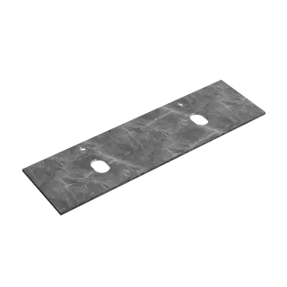 Столешница для ванной комнаты из керамогранита SANCOS Black Sky 1600х460 c отверстием под смеситель, арт.TT160A1X