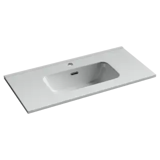 CN7026 Раковина мебельная накладная Compact 810x395x170, цвет белый