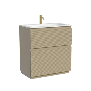 Тумба напольная SANCOS Folk Floor 790х445х850, c двумя ящиками оснащенными доводчиками, Капучино, арт.FL80FCP