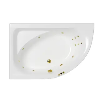 Ванна WHITECROSS Aquarella 170x110 (левая) 