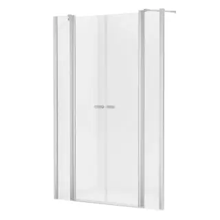 Дверь в нишу NEW TRENDY NEW SOLEO 120x195 D-0256A (хром)