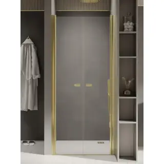 Дверь в нишу NEW TRENDY NEW SOLEO LIGHT GOLD 110x195 D-0458A (светлое золото)