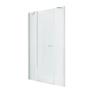 Дверь в нишу NEW TRENDY NEW SOLEO PLUS 140x195 D-0174A (хром)