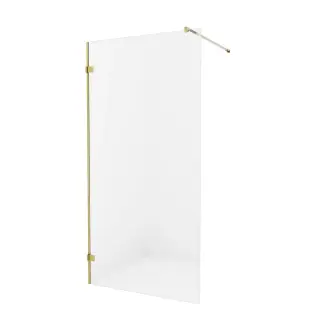 Душевое ограждение NEW TRENDY AVEXA GOLD BRUSHED 120x200 EXK-7007 (брашированное золото)
