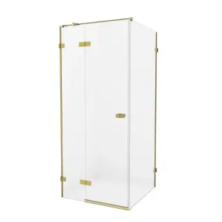Душевое ограждение NEW TRENDY AVEXA GOLD BRUSHED 80x110x200 EXK-1736 (брашированное золото)