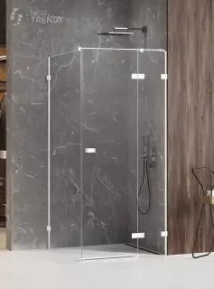 Душевое ограждение NEW TRENDY AVEXA WHITE R 90x120x200 EXK-2742 (белый)