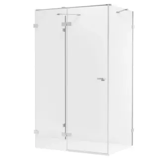 Душевое ограждение NEW TRENDY EVENTA L 100x90x200 EXK-4585 (хром)