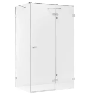 Душевое ограждение NEW TRENDY EVENTA R 90x100x200 EXK-4582 (хром)