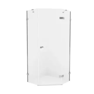 Душевое ограждение NEW TRENDY EVENTA R 90x90x200 EXK-4614 (хром)