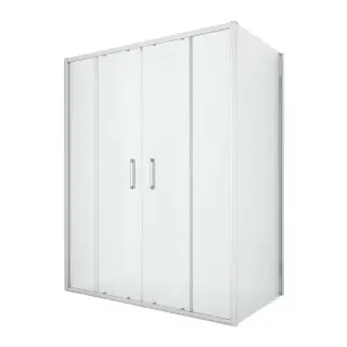 Душевое ограждение NEW TRENDY NEW CORRINA 170x90x195 D-0186A/D-0079B (хром)