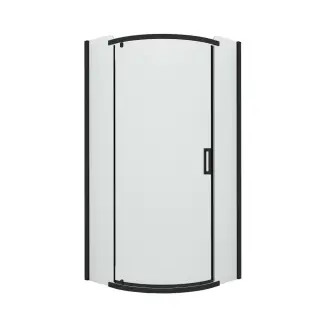 Душевое ограждение NEW TRENDY NEW KOMFORT BLACK 80x80x195 K-0468 (черный)