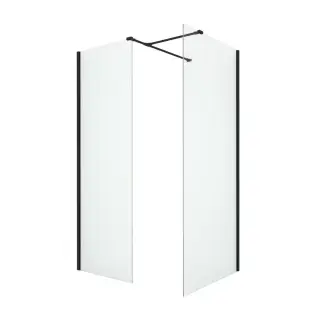 Душевое ограждение NEW TRENDY NEW MODUS BLACK 130x100x200 EXK-5637 (черный)