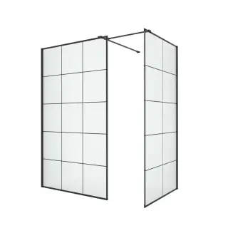 Душевое ограждение NEW TRENDY NEW MODUS BLACK 130x100x200 EXK-5645 (черный)