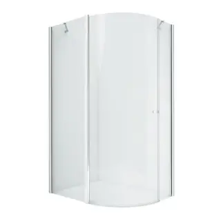 Душевое ограждение NEW TRENDY NEW SOLEO 100x80x195 K-0421 (хром)