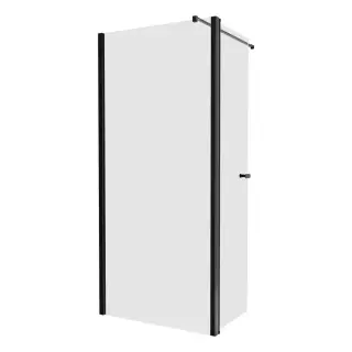 Душевое ограждение NEW TRENDY NEW SOLEO BLACK 100x195 K-0784 (черный)