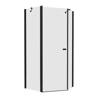 Душевое ограждение NEW TRENDY NEW SOLEO BLACK 100x80x195 K-0614 (черный)