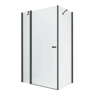 Душевое ограждение NEW TRENDY NEW SOLEO BLACK 120x70x195 K-0688 (черный)