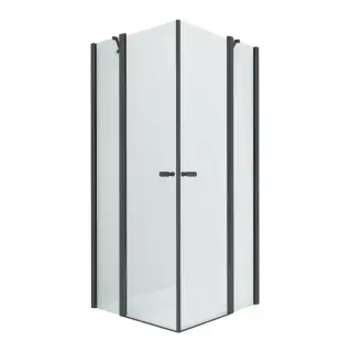 Душевое ограждение NEW TRENDY NEW SOLEO BLACK 2D 90x90x195 K-0553 (черный)