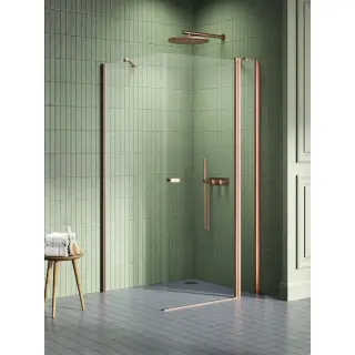 Душевое ограждение NEW TRENDY NEW SOLEO COPPER BRUSHED 90x110x195 K-1987 (брашированная медь)