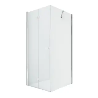 Душевое ограждение NEW TRENDY NEW SOLEO складные двери L 100x100x195 D-0150A/D-0089B (хром)