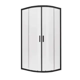 Душевое ограждение NEW TRENDY NEW VARIA BLACK 90x90x190 K-0566 (черный)