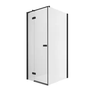 Душевое ограждение NEW TRENDY REFLEXA BLACK L 110x120x200 EXK-4958 (черный)