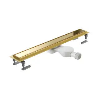 Душевой трап EXCELLENT Stilio Gold 80 см. решетка декоративная (золото)