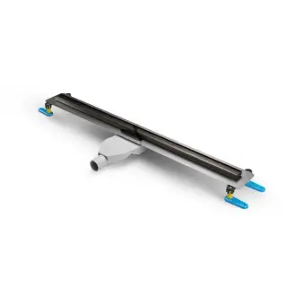 Душевой трап NEW TRENDY GUNMETAL BRUSHED 90 см OL-0094 (оружейная сталь)