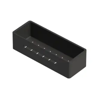 Полка для душа WHITECROSS Ergo ER2280BL (черный мат)