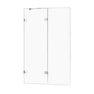 Шторка для ванны NEW TRENDY AVEXA 100x150 EXK-1954 L (хром)