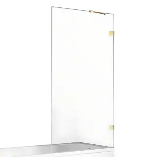 Шторка для ванны NEW TRENDY AVEXA GOLD SHINE 90x150 EXK-2174 (золото)