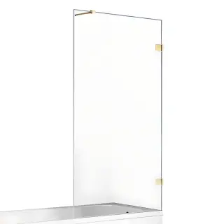 Шторка для ванны NEW TRENDY AVEXA GOLD SHINE 80x150 EXK-2173-WP (золото)