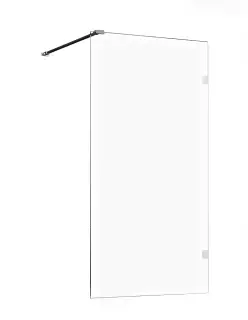 Шторка для ванны NEW TRENDY EVENTA 50x150 EXK-6993-WP (хром)