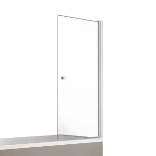 Шторка для ванны NEW TRENDY NEW SOLEO 100x140 P-0067 (хром)