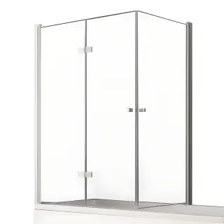 Шторка для ванны NEW TRENDY NEW SOLEO 120x70x140 P-0030/P-0024 L (хром)