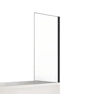 Шторка для ванны NEW TRENDY NEW SOLEO BLACK 100x140 P-0071 (черный)