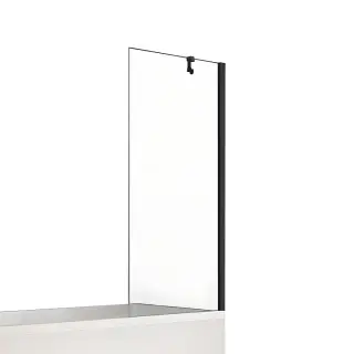 Шторка для ванны NEW TRENDY NEW SOLEO BLACK 60x140 P-0078 (черный)