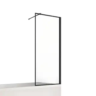 Шторка для ванны NEW TRENDY NEW SOLEO BLACK 60x140 P-0093-WP (черный)