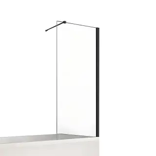 Шторка для ванны NEW TRENDY NEW SOLEO BLACK 70x140 P-0079-WP (черный)