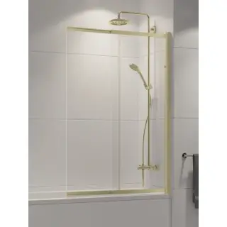 Шторка для ванны NEW TRENDY SENSI LIGHT GOLD 85x150 P-0101 (светлое золото)