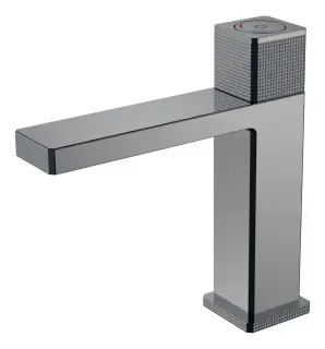 Boheme Quad Смеситель для раковины автоматический, высота излива 13,3 см, цвет: shine gun metall 159-SGM