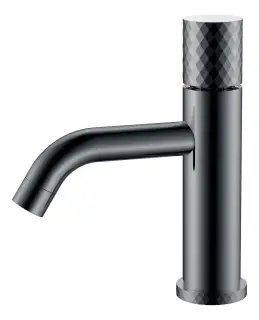 Boheme Stick Diamond Смеситель для раковины длина излива 13,5 см, без дк, цвет: shine gun metall 121-SGM