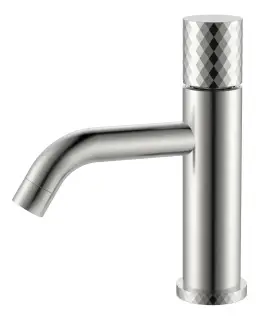 Boheme Stick Diamond Смеситель для раковины длина излива 13,5 см, без дк, цвет: nickel brush 121-NB