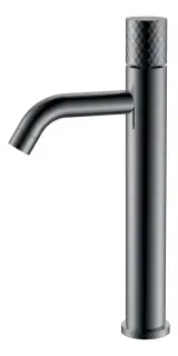 Boheme Stick Diamond Смеситель для раковины высота излива 20,6 см, без д/к, цвет: shine gun metall 122-SGM