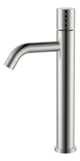 Boheme Stick Diamond Смеситель для раковины высота излива 20,6 см, без д/к, цвет: nickel brush 122-NB