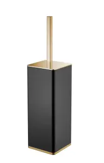 Boheme Ершик для унитаза напольный с керамической колбой, цвет: gold 10949-B-G