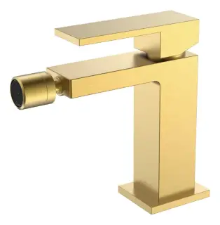Boheme Qubic Смеситель для биде, без донного клапана, цвет: matt gold 476-MG