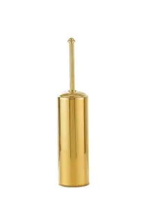 Boheme Murano Ершик для унитаза напольный с латунной колбой, цвет: gold 10908-G